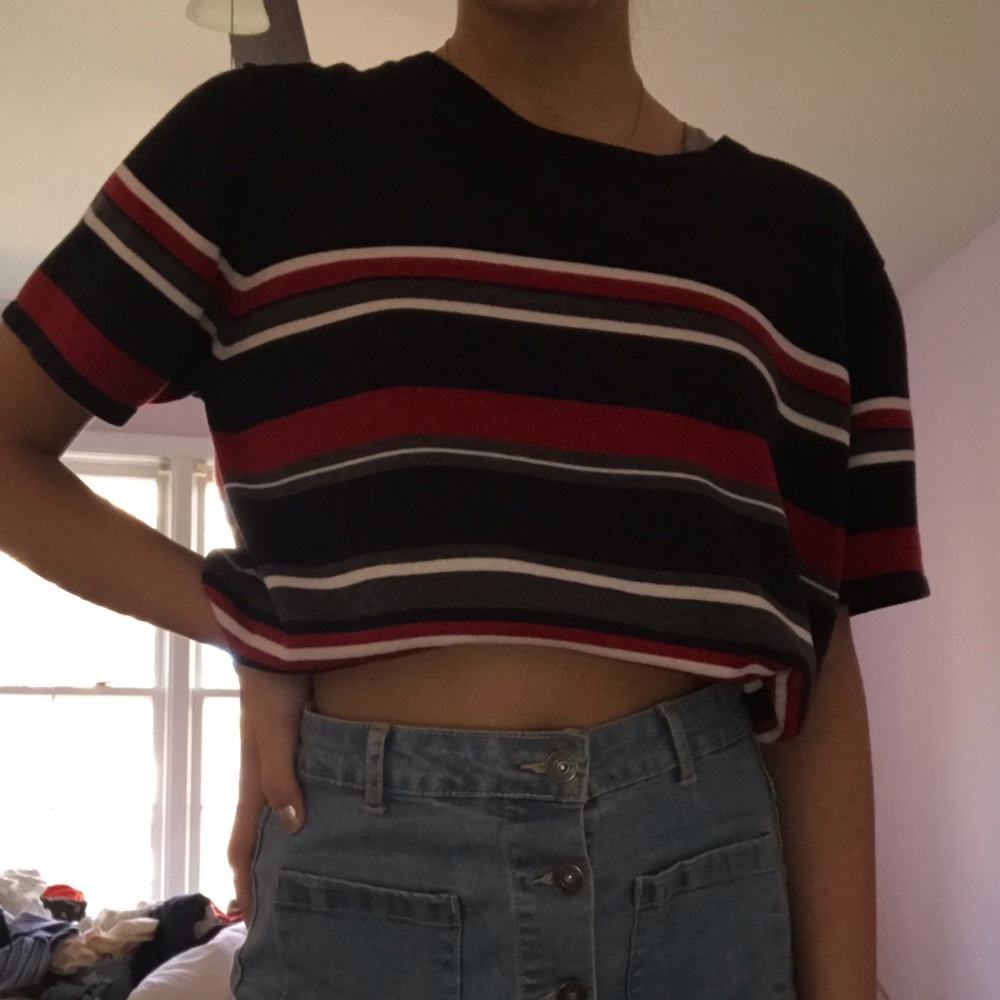 Cherokee striped sweater